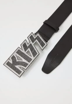 DSQUARED2 KISS PLAQUE BELT - Belt - Black -Stock X e8b07dc0d3a54231b716ed410fb149d0