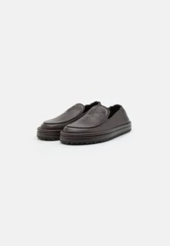 Emporio Armani Indios - Slip-Ons - Dark Brown -Stock X e91e2b2233684298a8bafdfc5698c193