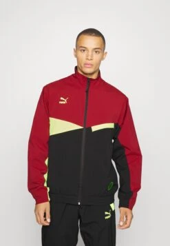 Puma Bvb Borussia Dortmund Ftbl Statement - Training Jacket - Intense Red/Safety Yellow