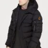 SikSilk Parka Coat - Winter Coat - Black -Stock X e9c4c70137294ff9a6b49df2ae7fa075