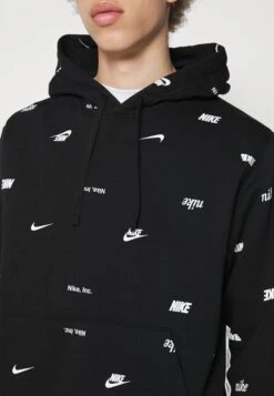 Nike Sportswear M Club Bb Po Aop Hoodie Set - Tracksuit - Black/White -Stock X e9da791e499f44a08a1548fa8b4989f5