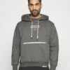 Nike Performance Liverpool Fc Standard Issue Hoodie - Sweatshirt - Charcoal Heather/Pale Ivory