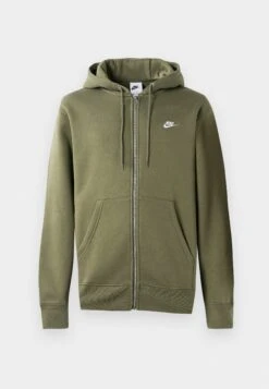 Nike Sportswear CLUB HOODIE - Zip-up Sweatshirt - Smoke Grey/white -Stock X ea51857a21e246dd862dfb110cf5b738