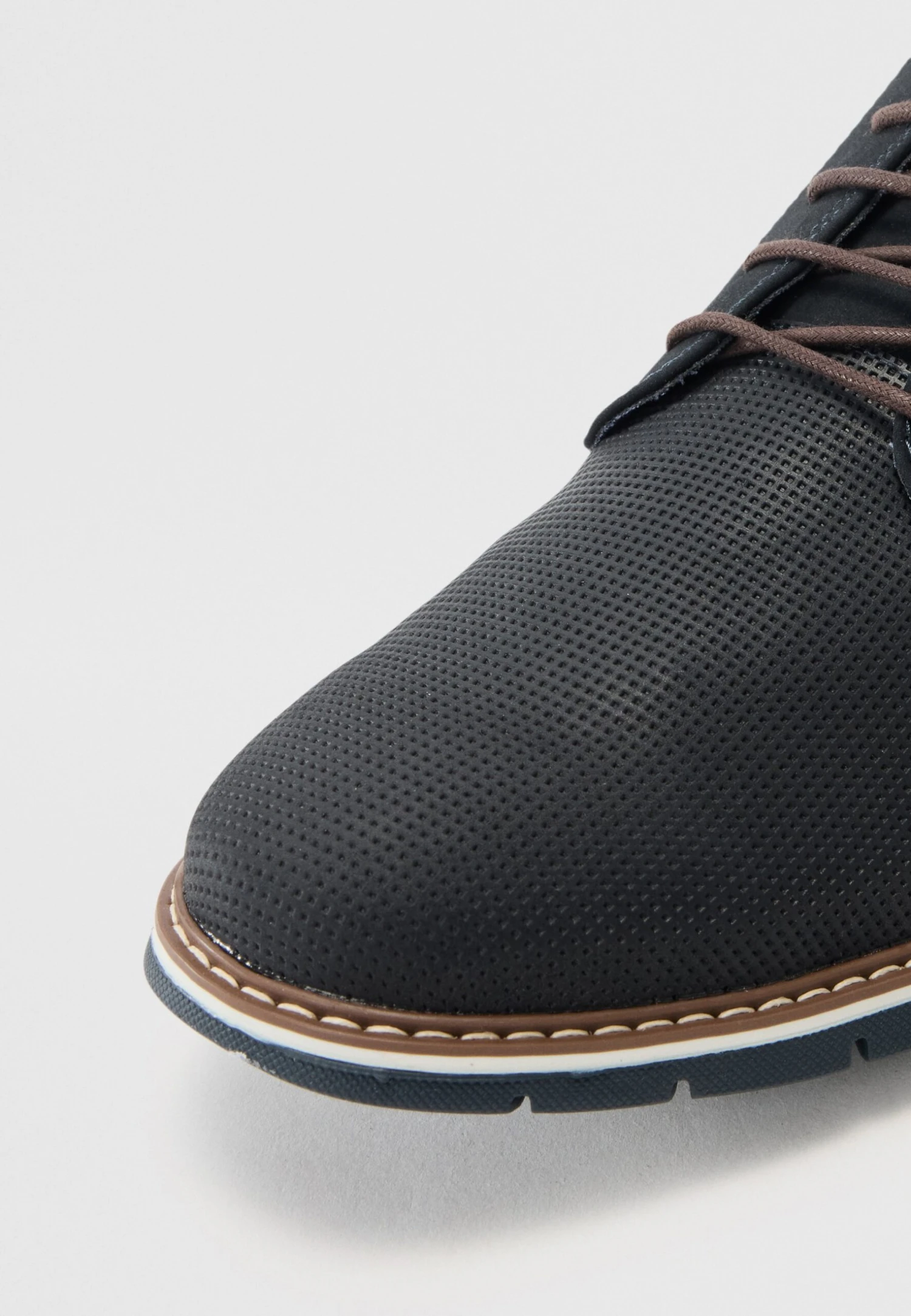 Pier One Smart Lace-ups - Navy 8 Pier One Smart Lace-ups - Navy - Image 6