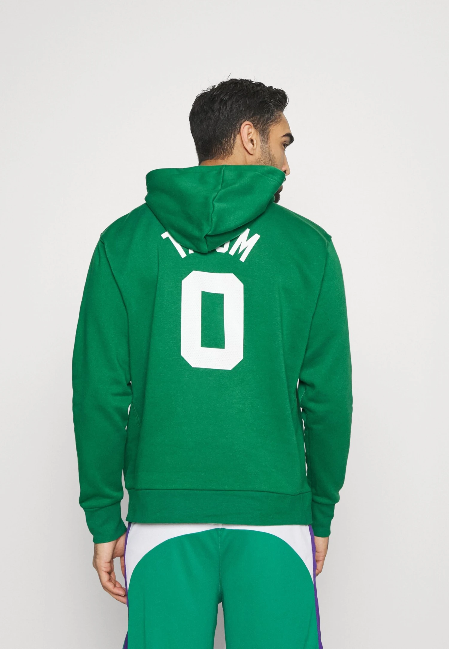 Nike Performance Nba Boston Celtics Jayson Tatum Name And Number Hoodie - Club Wear - Clover 5 Nike Performance Nba Boston Celtics Jayson Tatum Name And Number Hoodie - Club Wear - Clover - Image 3