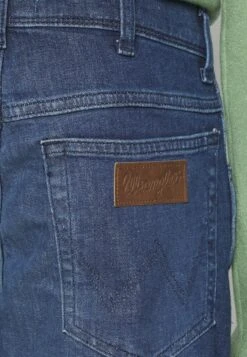 Wrangler Texas Slim - Slim Fit Jeans - Dark-Blue-Denim -Stock X eaf86188762d437bb49cc31408b4f32e