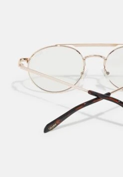 QUAY AUSTRALIA Unisex - Blue Light Glasses - Gold-Coloured/Clear -Stock X eb10ace149da4a31a848d42bed94091d