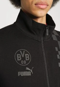 Puma Bvb Borussia Dortmund Ftblculture Track Jacket - Training Jacket - Black/Asphalt -Stock X eb1631760b89499a88b00b26ef43a6df