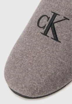 Calvin Klein Slippers - Granite Gray/black -Stock X eb33897eda5a45ecbfeef2f67da26dcd