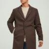 Jack & Jones Jjemoulder Coat - Classic Coat - Mulch
