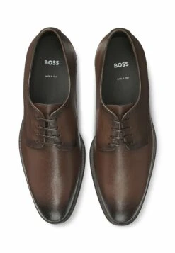 Boss DERREK DERB BURB - Smart Lace-ups - Dark Brown One -Stock X eb8e4823573e46148e937f7c098c336d