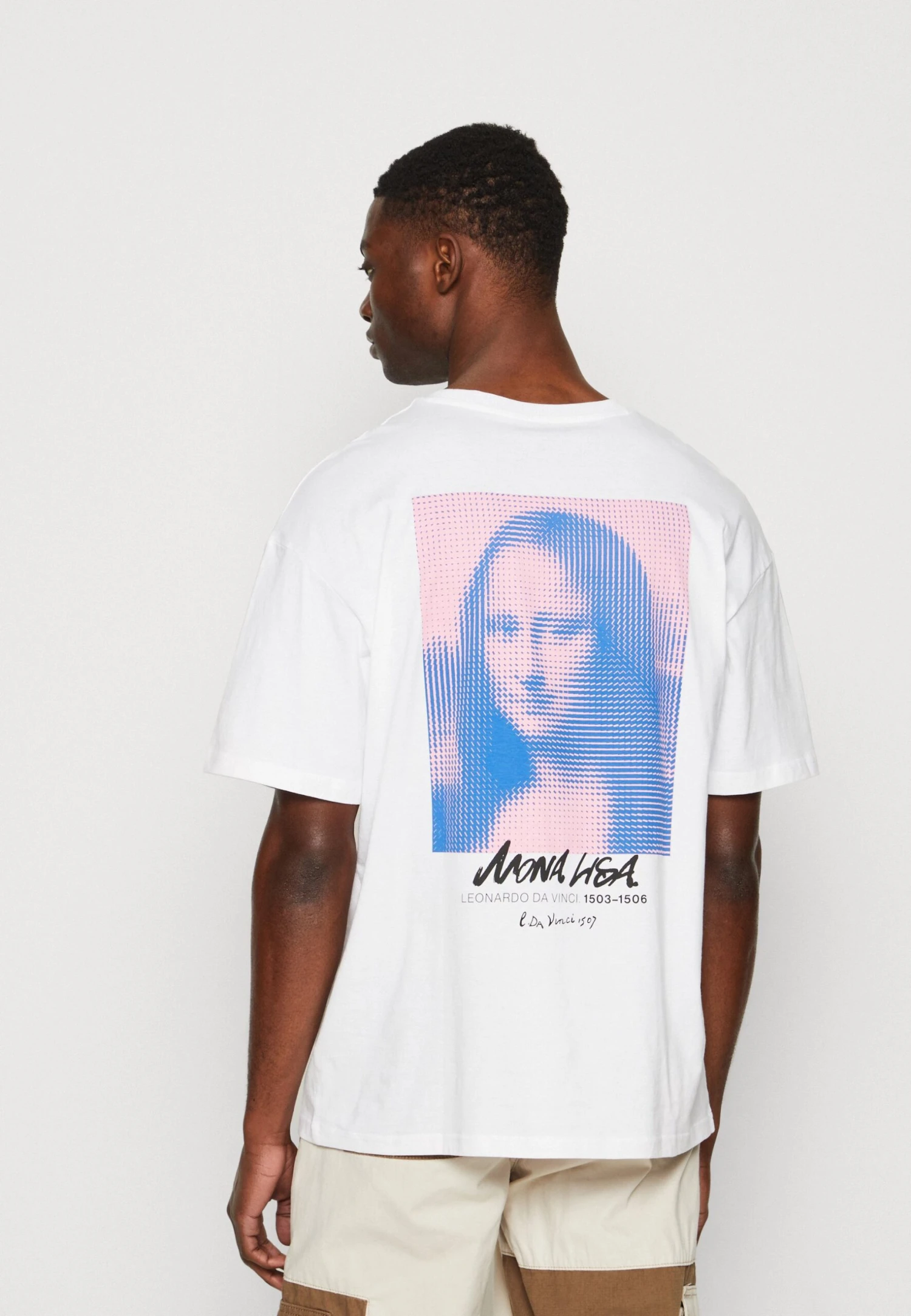 Jack & Jones Jormasterpiece Tee Crew Neck - Print T-Shirt - White 3 Jack & Jones Jormasterpiece Tee Crew Neck - Print T-Shirt - White