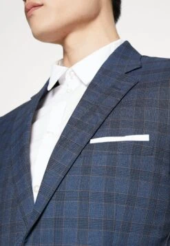 Lindbergh Checked Superflex Suit - Suit - Navy -Stock X ed59b1bbd15b42689288b7c1051845db