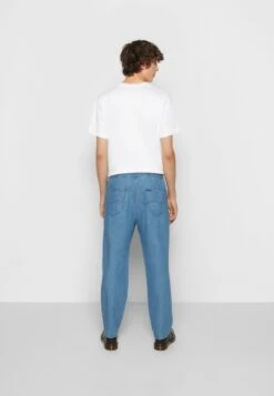 Lee Drawstring Pant - Jeans Tapered Fit - Light Wash -Stock X edcdcab24e2c4091870e394ea8bb62ef