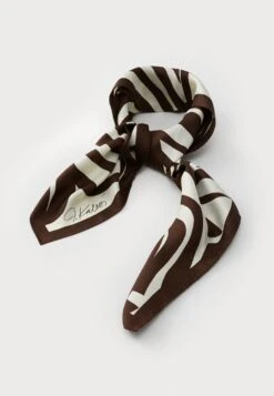 Marimekko LAUHTUA JOKURAITA UNISEX - Foulard - Dark Brown/off White -Stock X ee302822d4944f3c9c3c81063fda453b