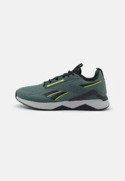 Reebok Nanoflex Adventure Tr - Trail Running Shoes - Chalk Green/Core Black/Pure Grey