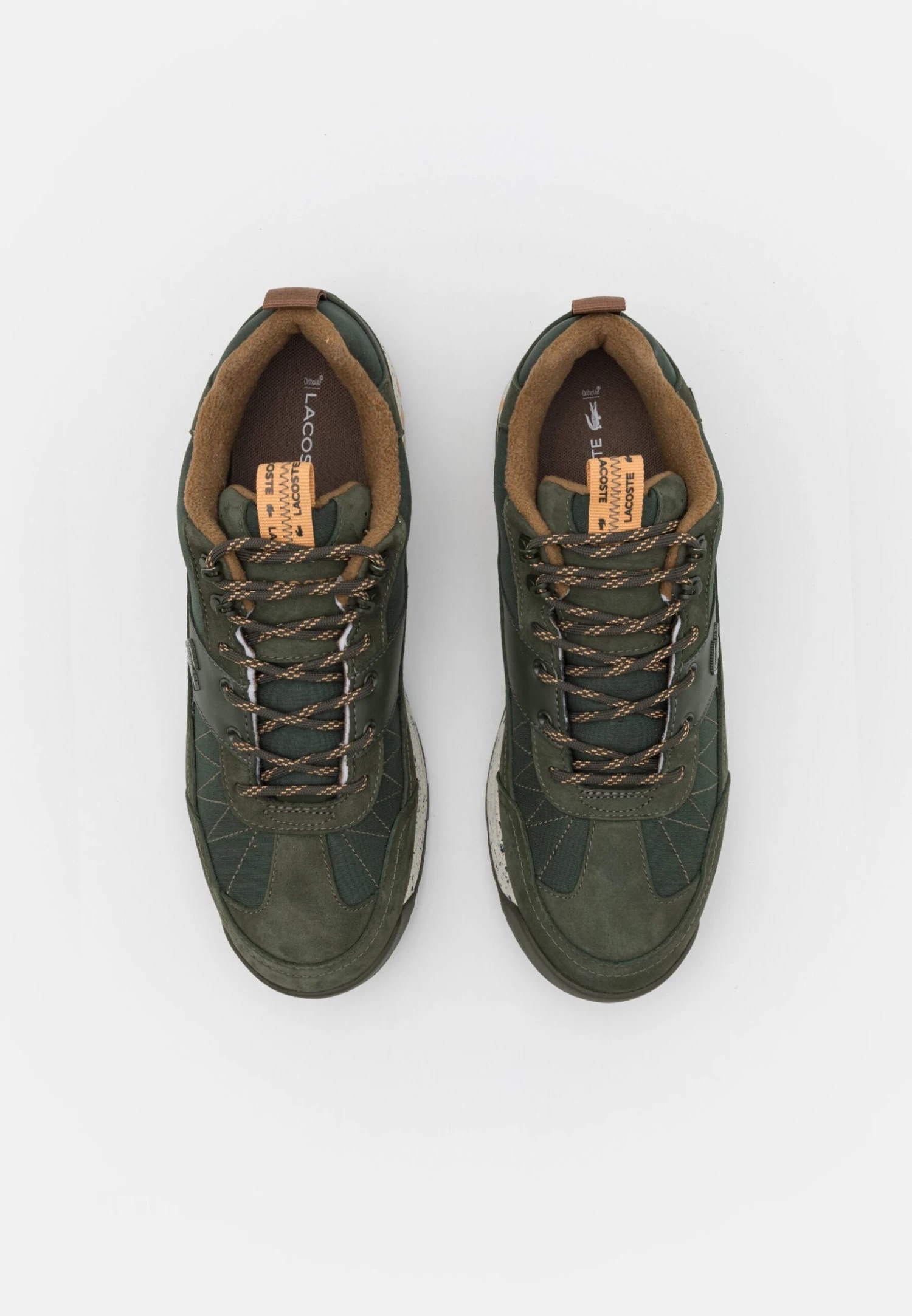 Lacoste Urban Breaker- Trainers - Dark Green/Off White 6 Lacoste Urban Breaker- Trainers - Dark Green/Off White - Image 4