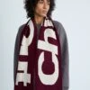 CHILL OUT SCARF UNISEX - Scarf - Burgundy -Stock X ef06b770045047379c128f2556a8a052