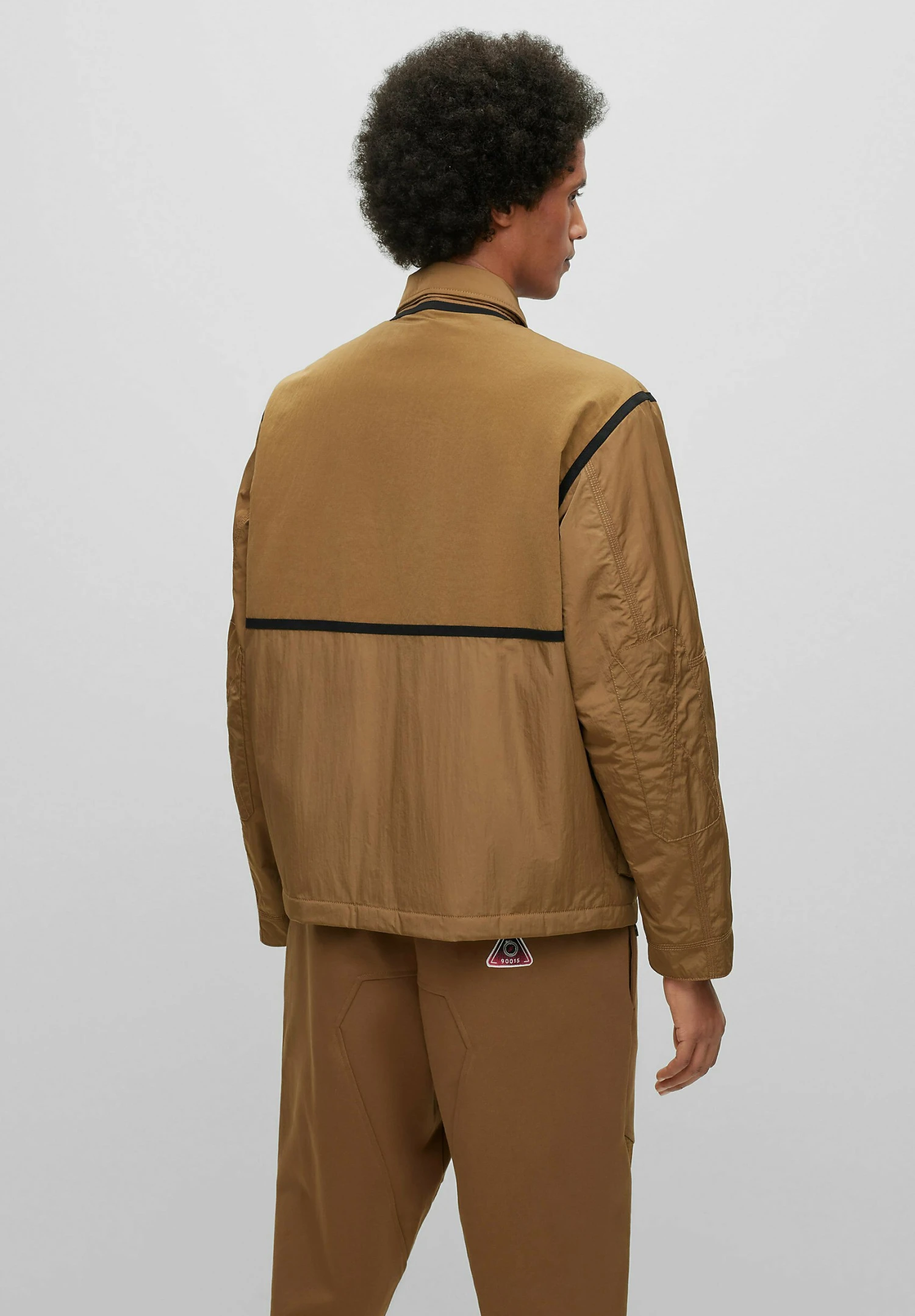 Boss Otniel L - Light Jacket - Open Beige 5 Boss Otniel L - Light Jacket - Open Beige - Image 3