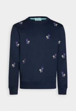 Scotch & Soda Allover Embroidered - Sweatshirt - Steel -Stock X efb6d932dd9e4a29824a2a0023f51a0f