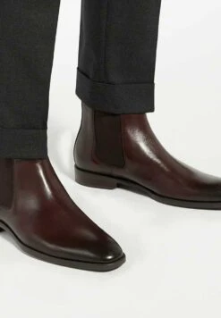 Dune London MATCHIN WIDE FIT - Classic Ankle Boots - Dark Brown