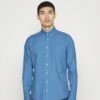 Hackett London Garment Dyed Oxford - Shirt - Blue -Stock X efeb985afc09444cb3efc851d16107ad