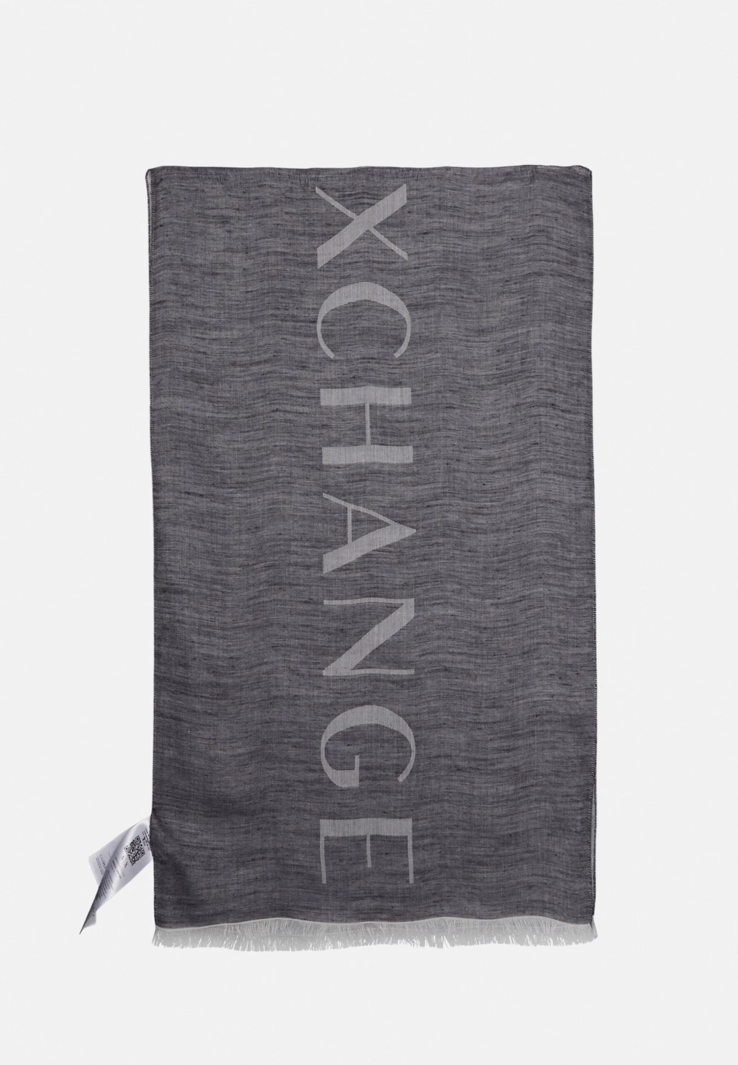 Armani Exchange Mans Scarf - Scarf - Blue Navy 4 Armani Exchange Mans Scarf - Scarf - Blue Navy - Image 2