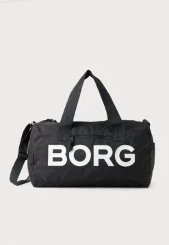 BJØRN BORG LOGO SPORTSBAG - Sports Bag - Black Beauty