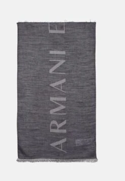 Armani Exchange Mans Scarf - Scarf - Blue Navy