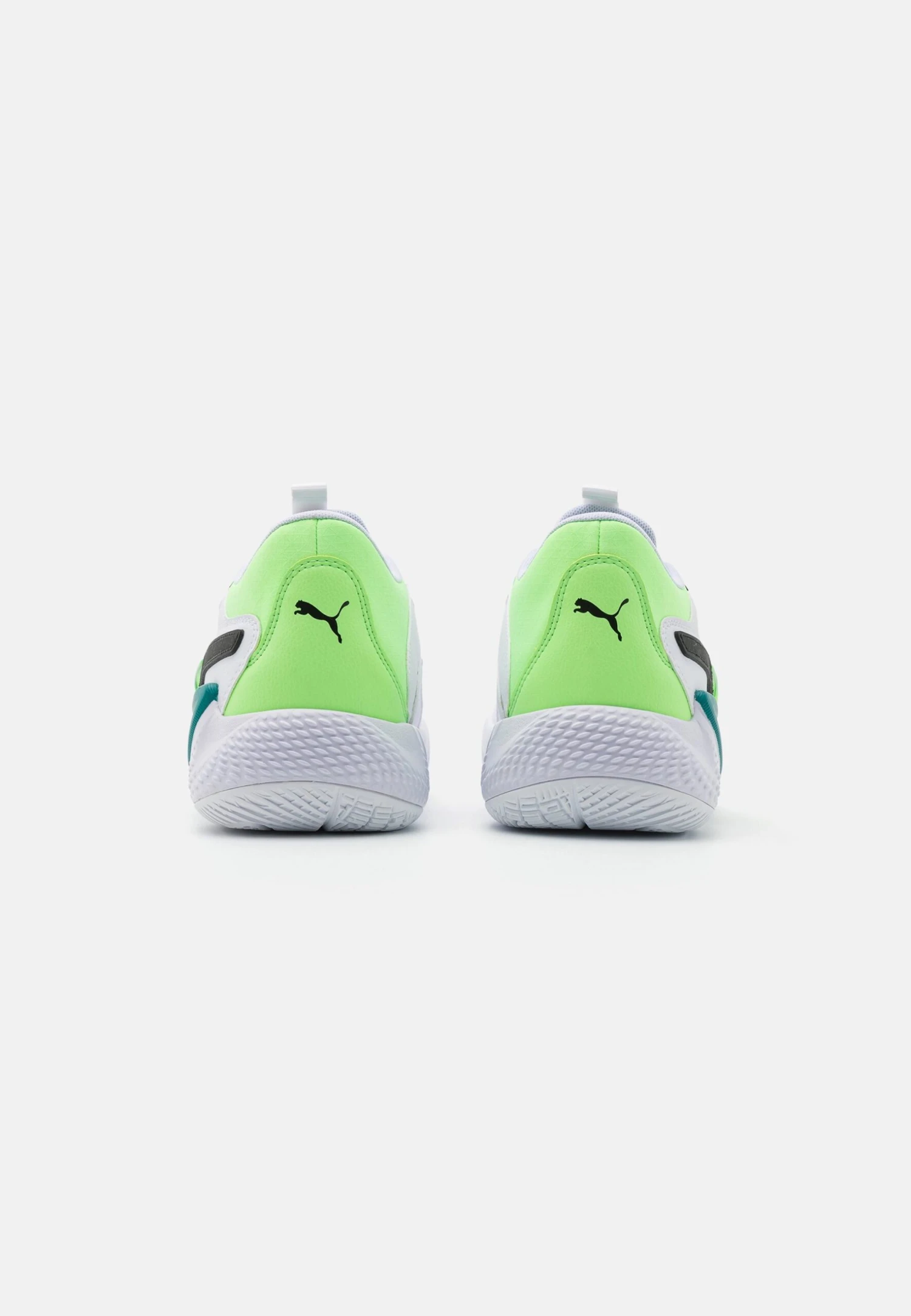 Puma Court Rider Chaos - Basketball Shoes - White/Fizzy Lime 5 Puma Court Rider Chaos - Basketball Shoes - White/Fizzy Lime - Image 3