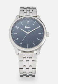 Lacoste LISBON - Watch - Silver-coloured/blue