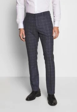 Selected Homme Slhslim Mazeair Check Suit - Suit - Dark Blue/White -Stock X f23e4ed91f0d4bf19f4cf34570ed6a66