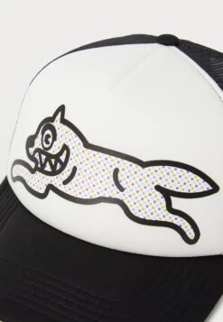 POLKA DOT RUNNING DOG TRUCKER - Cap - White -Stock X f2b6bcef52c14e3f81bd2e703e9ec701