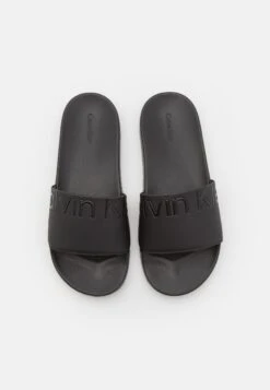 Calvin Klein Pool Slide - Mules - Black -Stock X f2efd767079a4f5e9c609d93e6f55a1f