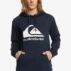 Quiksilver Big Logo - Hoodie - Navy Blazer -Stock X f311a87162174460ae0f22d0907d9395