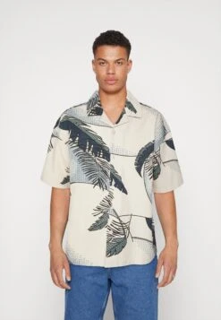 BDG Urban Outfitters Leaf- Shirt - Ecru