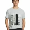 ESPRIT Print T-Shirt - Light Grey New 1 ESPRIT Print T-Shirt - Light Grey New -Stock X f34c136ba2834bd2a14a35ecb25c9f92