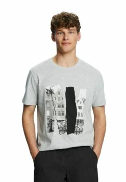 ESPRIT Print T-Shirt - Light Grey New
