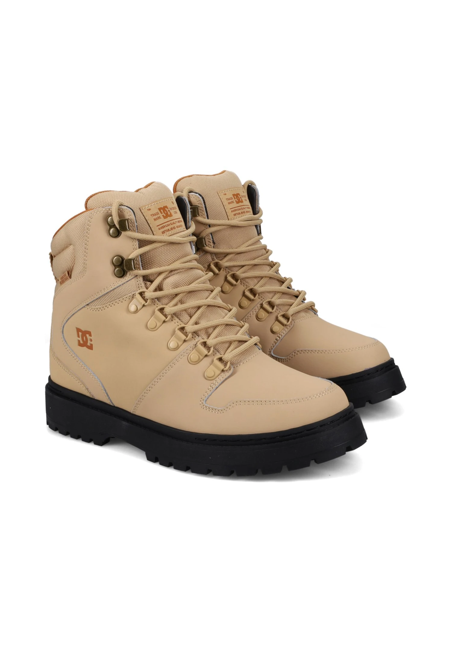 DC SHOES PEARY - Lace-up Ankle Boots - Tan Black 4 DC SHOES PEARY - Lace-up Ankle Boots - Tan Black - Image 2