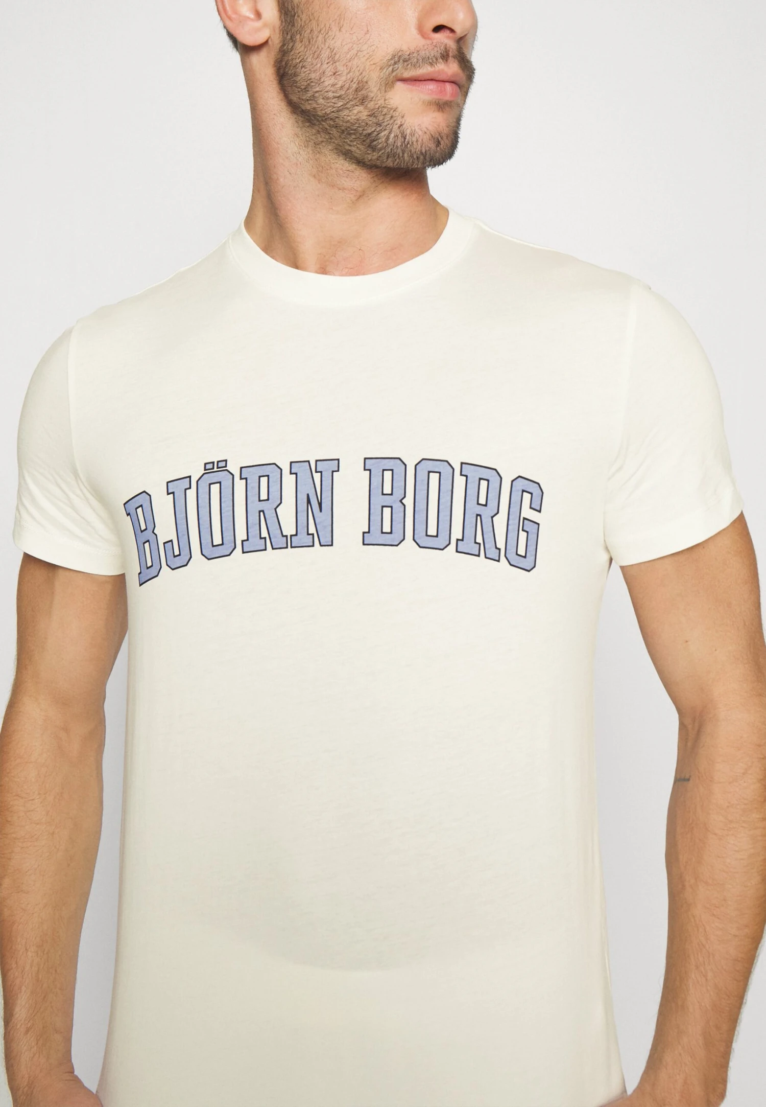 BJØRN BORG Essential Shirt - Print T-Shirt - Cannoli Cream 8 BJØRN BORG Essential Shirt - Print T-Shirt - Cannoli Cream - Image 6