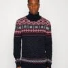 Lindbergh Roll Neck Xmas - Jumper - Navy -Stock X f51e552f40824e2da26dbdaa365cf7df