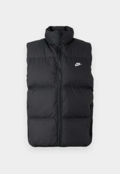 Nike Sportswear CLUB PUFFER VEST - Waistcoat - Black/white -Stock X f589d96c2254400293661da52c81782f