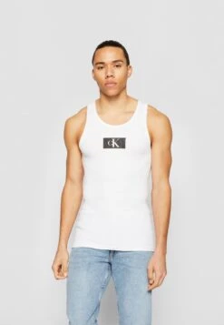 Tank Top - Pyjama Top - White -Stock X f5bbc3d01c0b42ceab1ac3842d959dd8