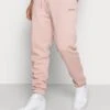 Sean John Script Logo Essential Pants Dark Rose - Tracksuit Bottoms - Dark Rose
