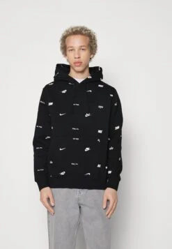 Nike Sportswear M Club Bb Po Aop Hoodie Set - Tracksuit - Black/White -Stock X f6d7367129564d45a354b85a952709b4