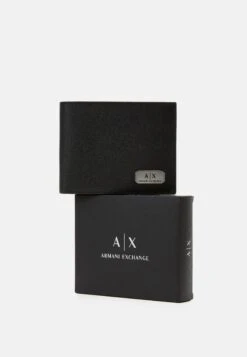 Armani Exchange Mans Trifold Credit Card Coin - Wallet - Nero /Black -Stock X f6e0cc4755404e60a282d9a564ea66cb