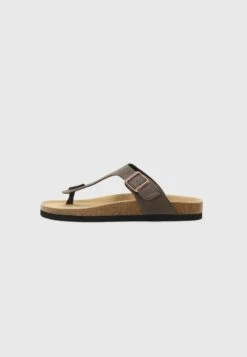Pier One UNISEX - T-bar Sandals - Brown
