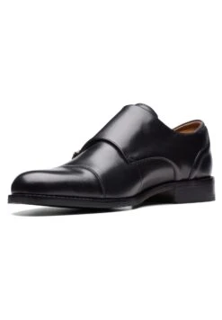 Clarks Craftarlo Monk - Slip-Ons - Black Leather -Stock X f80ace39d8a744899f852b9b9c6e0061