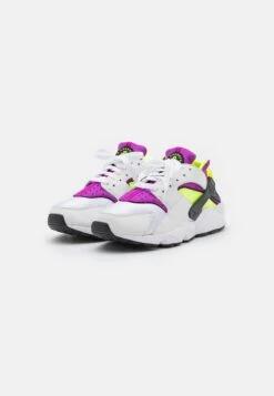 Nike Sportswear Air Huarache Unisex - Trainers - White/Neon Yellow/Magenta/Black -Stock X f80f0f596fe749b698acae8f19bae556