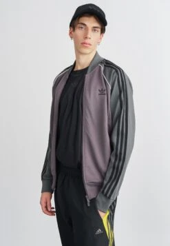 Adidas Originals SST TT - Training Jacket - Grey Strata/black
